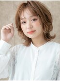 イヤリングカラー抜け感ハイレイヤーウルフカットX上尾20代30代