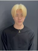 MEN’S/リバースセンターパート/ニュアンスパーマ/渋谷