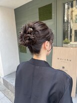 マーシュ(marshu) 結婚式参列ゆるふわアレンジ!