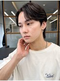 黒髪フェザーパーマ/大人かっこいい20代学生