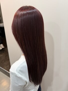 カミエ(kamie) 透明感のあるブラウンロング×上質な艶感