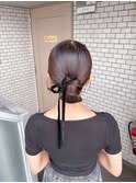 カチモリヘア ヘアセット シニヨン タイトヘア 