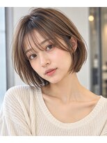 FRAMES 南浦和店【11月6日OPEN（予定）】&nbsp;ショートボブ髪型20代30代40代前髪あり前髪なし面長丸顔南浦和