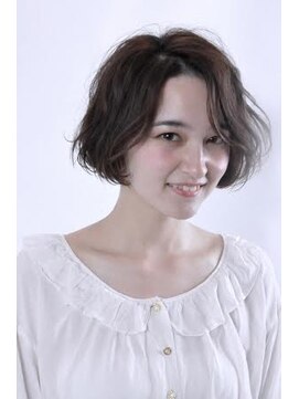 ヘアーアート ジュース 御幣島(Hair art juice) ふんわりショートボブ