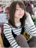 *+COVER HAIR+*…前下がり◎小顔ナチュラルストレートc!