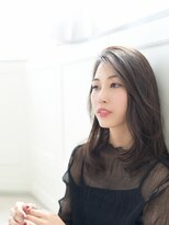 ヘアリゾート粋 新宿三丁目本店&nbsp;大人ナチュラルミディ☆暗髪アッシュ［新宿駅/TOKIO］