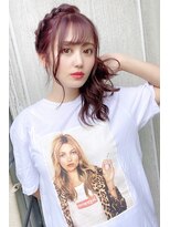 アルバ ヘアリゾート(ALBA)&nbsp;【ALBA千葉将大】ピンクサイドカール【三鷹】