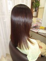 コアフィールフィス(COIFFURE fils)&nbsp;《見附　今町》M3Dカラー　ナチュラルブラウン　ストレートヘア