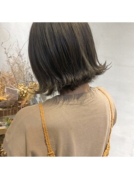 ミント(mint) 【 ブリーチなしWカラー/オリーブグレージュ 】