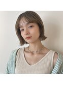 【kicca】ぷつっとボブ×シアーカラー