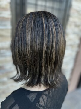 アズミー 自分らしく(As.me) 【Asme】ハイライト+モチ◎暗髪ブラウン