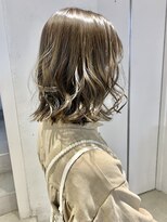 ゼスト パーク(ZEST PARK)&nbsp;透明感オリーブグレージュ ブリーチなしダブルカラー 【宮坂紅】