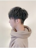 前回のパーマを活かしたマッシュスタイル（堀江/四ツ橋）