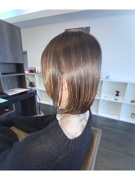 アールサロンプラスキャスパ 自由が丘(Rrsalon+CASPA) ミニボブ/切りっぱなしボブ/大人ボブ/肩上ボブ/髪質改善Tr