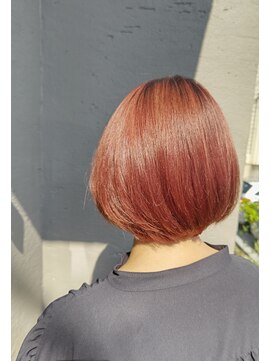 ヘアーアスクアドア(hair ask Adore) コーラルピンク