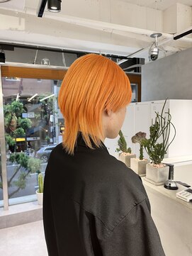 ファイブバイジエクト 堀江(FIVE by The Ect) メンズ　オレンジウルフ