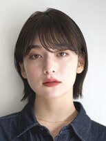 ガーデンヨコハマエスト(GARDEN YOKOHAMA est)&nbsp;外ハネ切りっぱなしボブ　似合わせカット　イメチェン