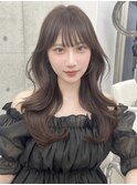 くびれヘア＊顔周りカットショコラブラウンラベンダーグレージュ