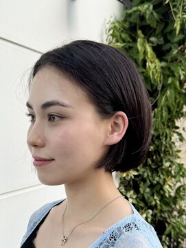 ビュートリアム 福岡(BEAUTRIUM) バーガンディカラーで秋色ボブ