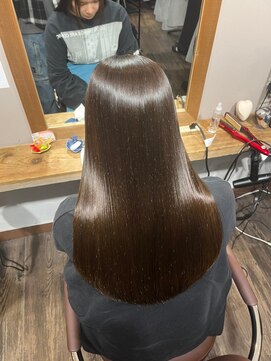 リンクス 久喜(LINKTH) 髪質改善酸性ストレート/黒髪/ネビージュ/小顔/ワンレン