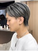 【横浜】メンズバレイヤージュ小顔ネビージュ秋色透明感カラー