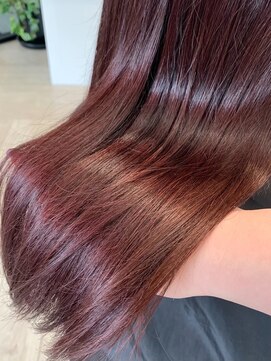 アヴァンス 広島本通店(AVANCE.) 髪質改善カラーピンクブラウン