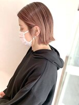 エヌプラスリタ 近鉄八尾(N+lita)&nbsp;イメチェン/ワイドバング/ホワイトブロンド/外ハネボブ