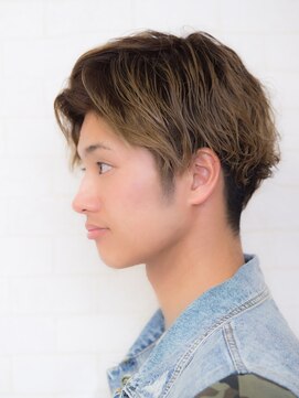 プレジール (Plaisir) メンズセンターパートフェザーパーマ 30代40代50代60代 白髪