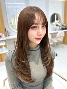 アマトウキョウ アユンチェ(AMA TOKYO×AYUNCHE) 韓国スタイル/チュラルくびれへア_くびれ巻き_レイヤーカット