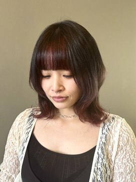 ココカラヘアー ニコ(cococara hair nico) フェイスフレーミング/インナーカラー/裾カラー/ウルフカット