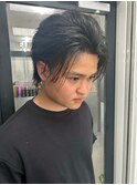 波巻きツイストスパイラルパーマ/フェザーパーマ/眉毛/メンズ