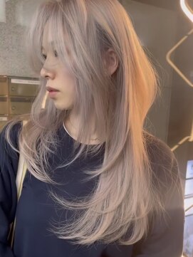 ラキング ギンザ トウキョウ(LAKING GINZA) くびれヘア/アプリコットオレンジ/夏/ハイライトカラー[銀座駅]