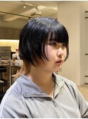 ショートウルフ/レイヤーウルフカット/顔まわりレイヤーカット