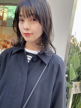 ナインセンス 下北沢(9_________nine sense) 韓国風顔まわり×暗髪カラー【下北沢】