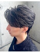 オーシャントーキョー ホワイト 原宿(OCEAN TOKYO WHITE)&nbsp;お客様スタイルリバースセンターパートウルフニュアンスパーマ