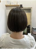 内巻きショートボブ