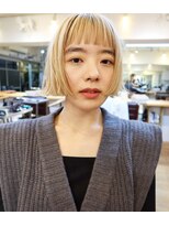 ピープル コモンズ(people commons) リップラインボブ ブロンドボブ