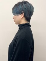 モリオ(morio) ハンサムショート アッシュブリーチ