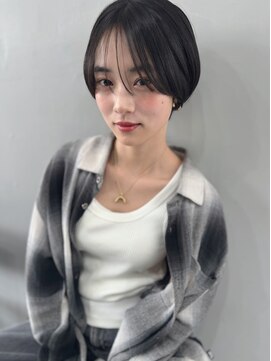 フッズ(HOODS) ショートボブ　シースルーバング