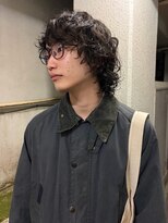 アース 高円寺店(HAIR & MAKE EARTH)&nbsp;レイヤーウルフパーマ｛@02st96 }