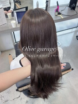 ブランコトレス 鏡島(BLANCO tres) レイヤーカット/ブリーチなしカラー/艶カラー