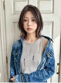 外ハネボブ/ウルフレイヤー/おしゃれ女子/ラベンダー/艶感/新宿