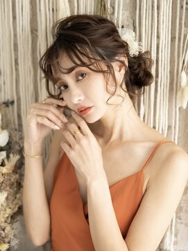 シャルメ 三宮店(CHARMER) ふわふわなサイドシニヨン♪