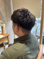 スーリール 福岡別府店(Sourire) ナチュラルメンズショート メンズカット 城南区別府美容室