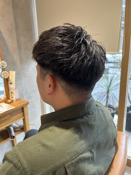 スーリール 福岡別府店(Sourire) ナチュラルメンズショート メンズカット 城南区別府美容室