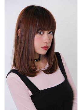 ルフ ヘアーデザイン(ruf hair design) 【ruf hair design】ストレートセミロング