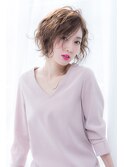 カジュアルラフパーマでふんわり可愛い♪【miel hair blanc】