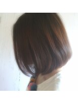 ソワン ドゥ ブレス 高の原店(soin de brace)&nbsp;タンバルモリ  大人ボブ  前下がり  担当  長友