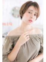 ヘアアンドビューティー ミック(Hair & Beauty miq)&nbsp;シンプルかわいい◎斜めバングエアリーボブ