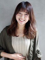 [K-two銀座]ラフウェーブカジュアルミディ/田中みな実風